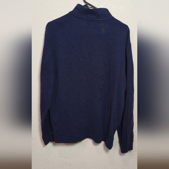 Polo Ralph Lauren Estate Rib Quarter Zip Pullover  Sz Large with a small stain - Picture 7 of 12